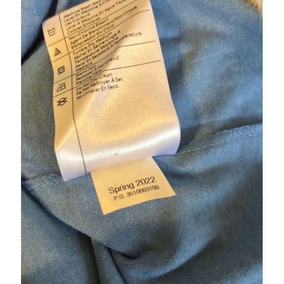 Men's Carhartt Pocket Tee Shirt Large Tall Blue Loose Fit K87-M Active Work NWT - Picture 8 of 10